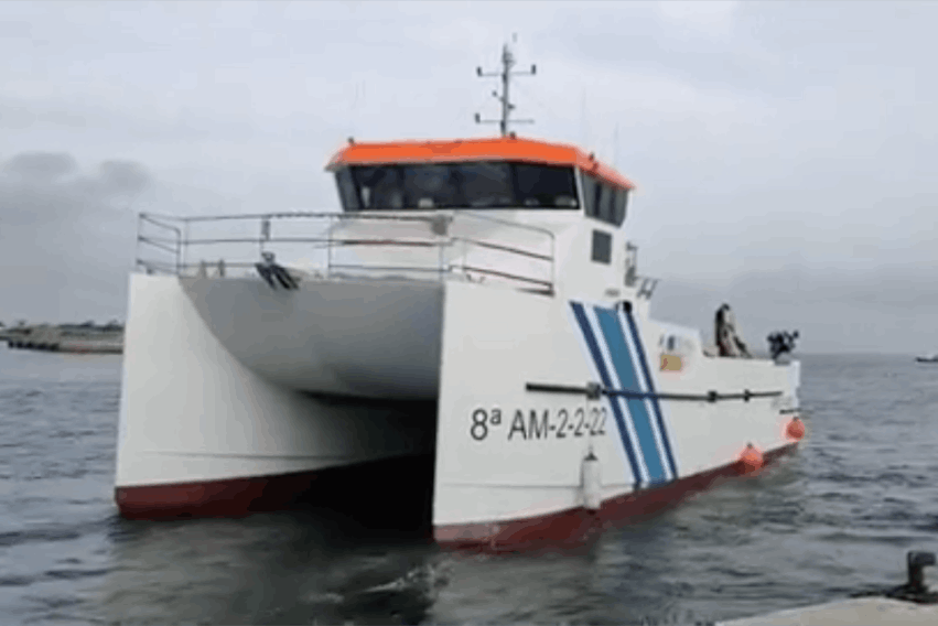 Nasai Catamaran on the sea